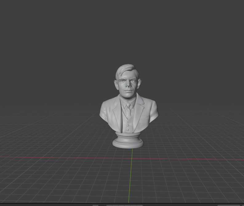 Alan Turing 3D print model_11