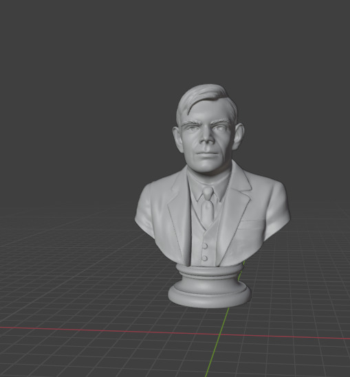 Alan Turing 3D print model_7
