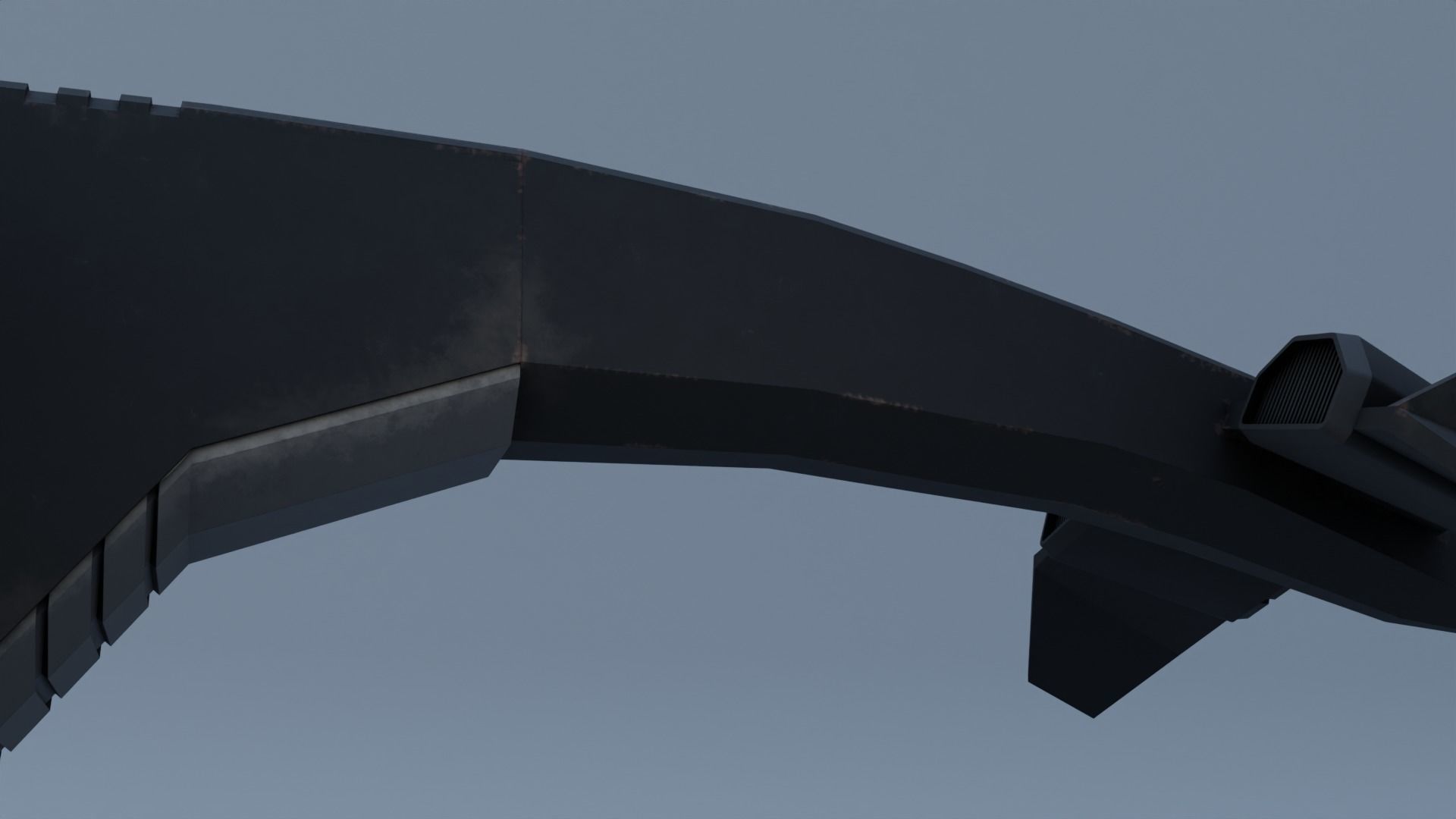 Twincopter with 3 different color variations Low-poly 3D model_10