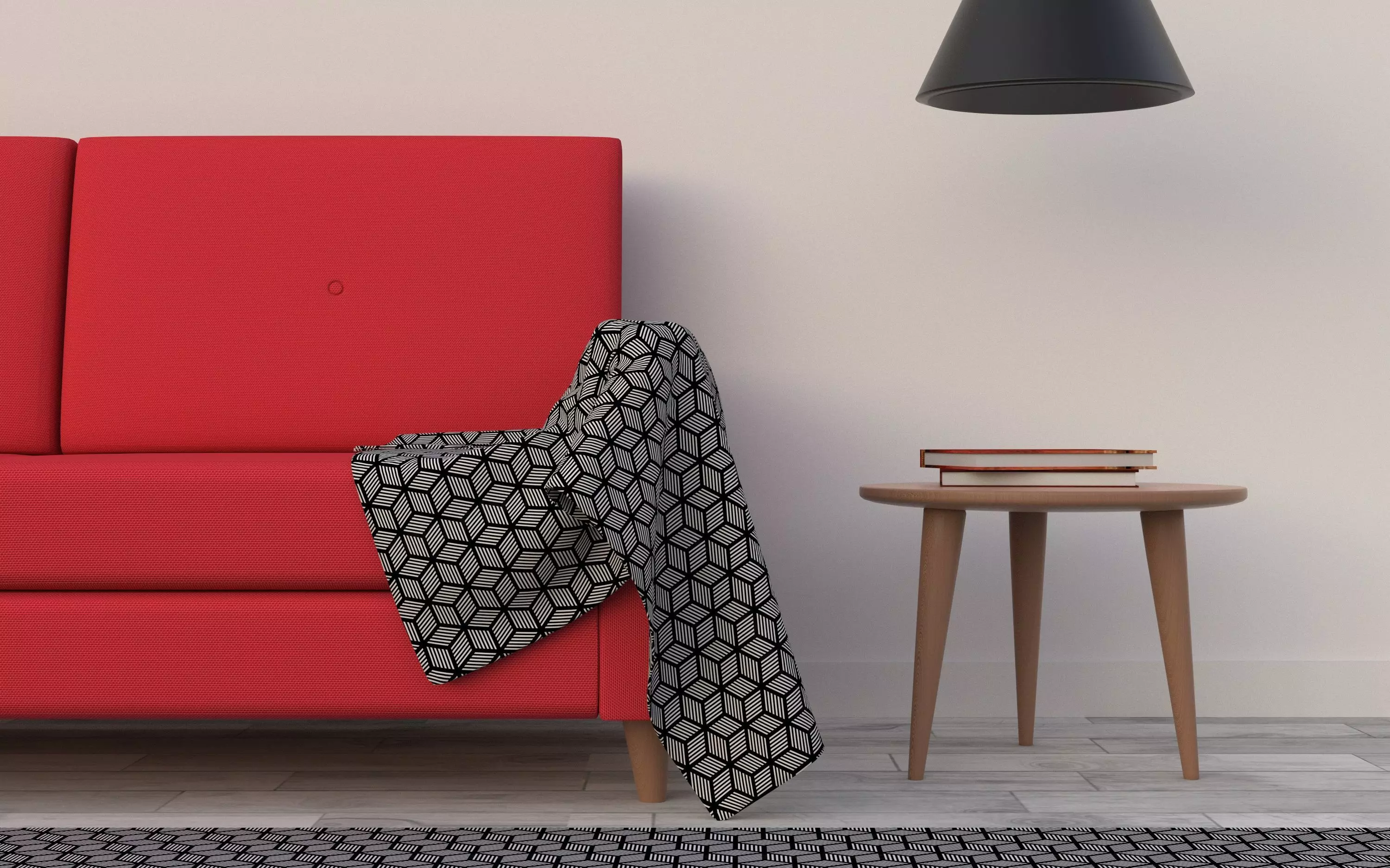 Sofa interior Free 3D model_0