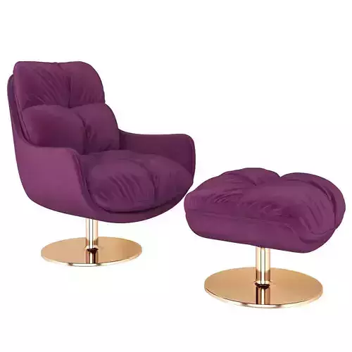 Contemporary armchair SOPHIA 3d model Low-poly 3D model