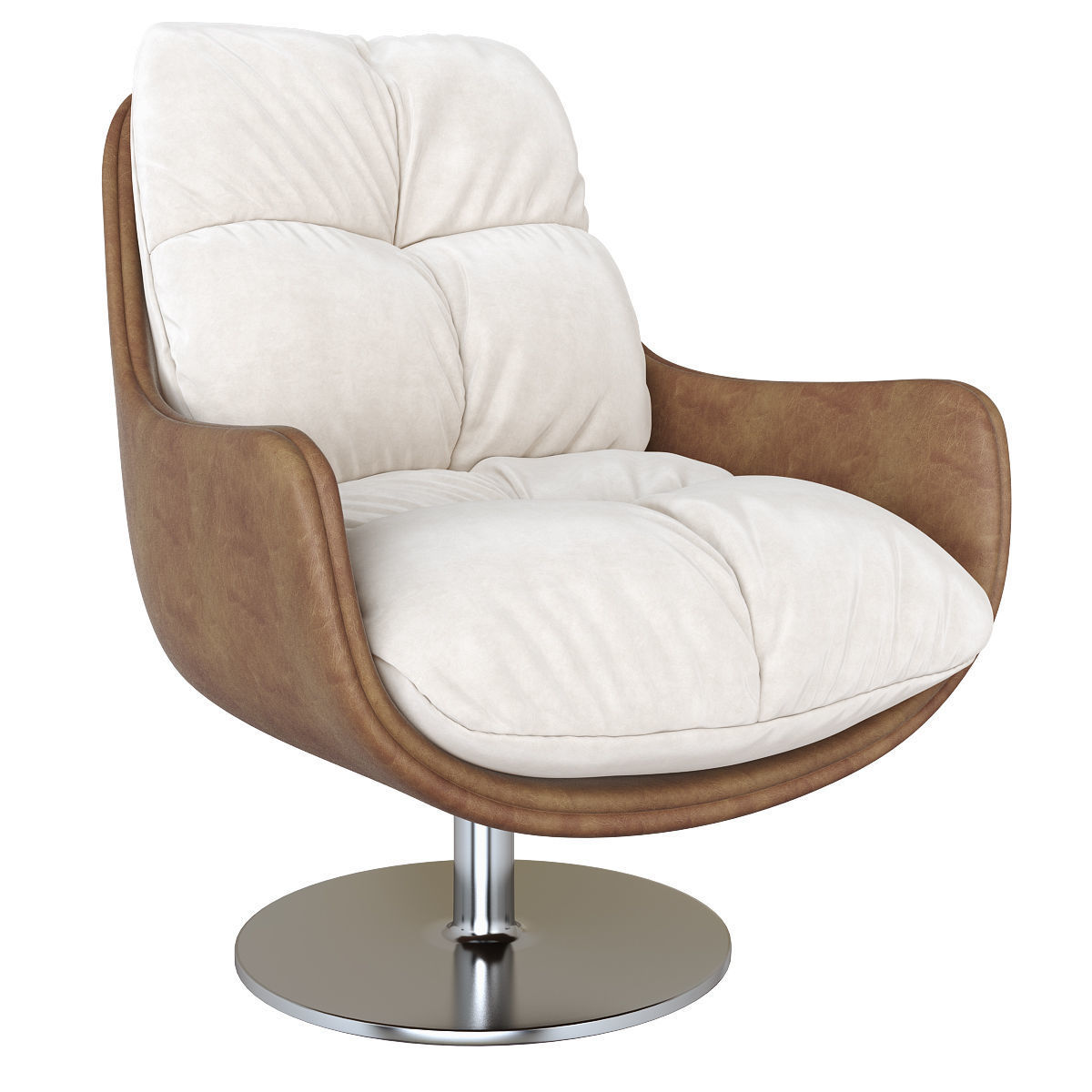 Contemporary armchair SOPHIA 3d model Low-poly 3D model_3