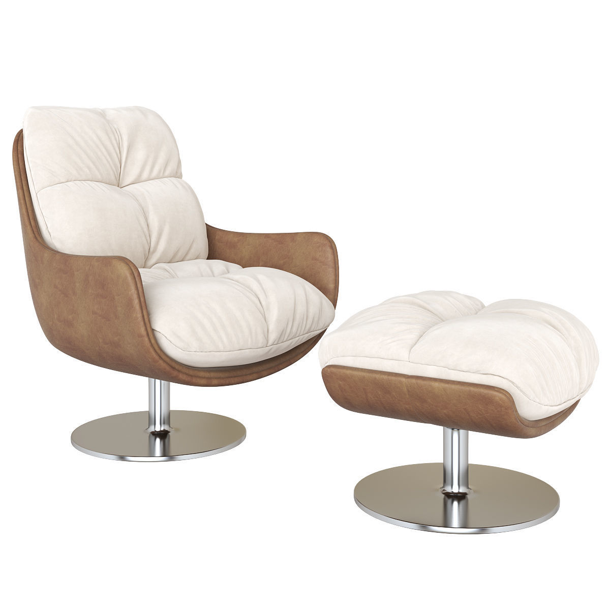 Contemporary armchair SOPHIA 3d model Low-poly 3D model_1