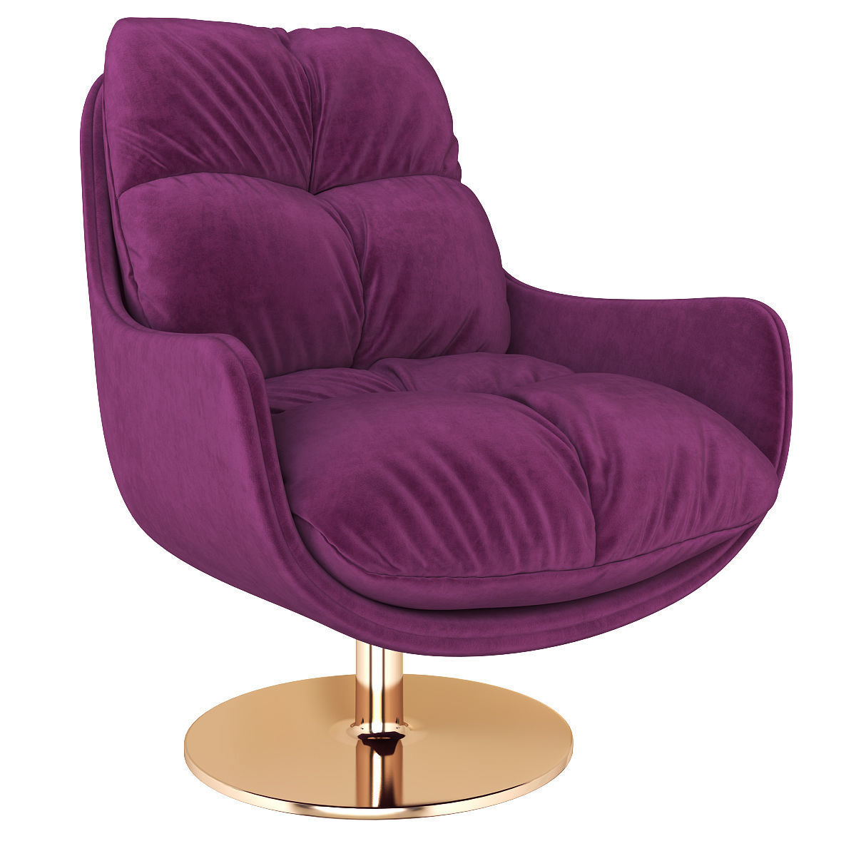 Contemporary armchair SOPHIA 3d model Low-poly 3D model_2