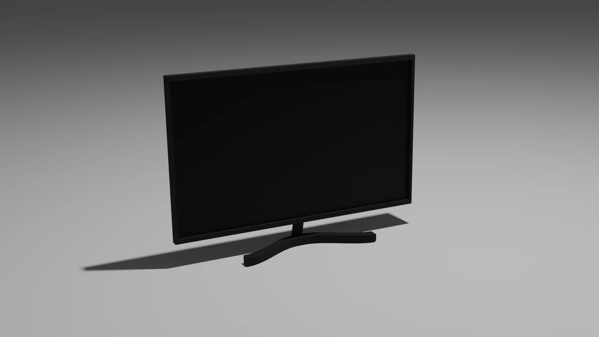monitor for your game Low-poly 3D model_0