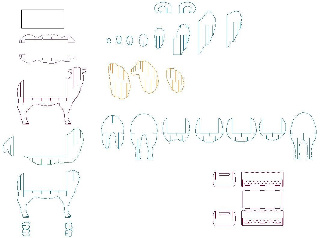 Brazier - Sheep 3D model_8