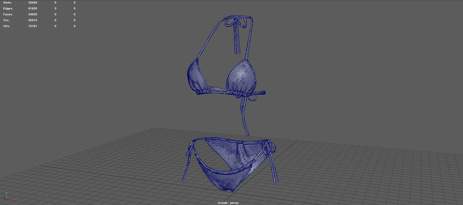 BIKINI WOMAN PACK 3D model_13