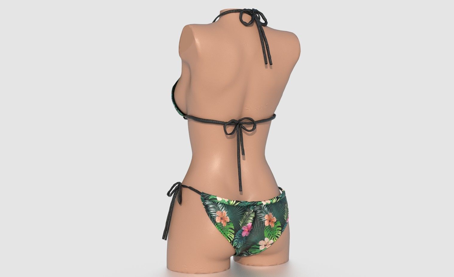 BIKINI WOMAN PACK 3D model_6