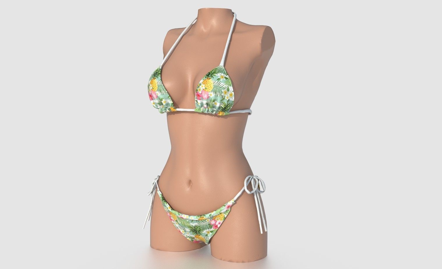 BIKINI WOMAN PACK 3D model_9