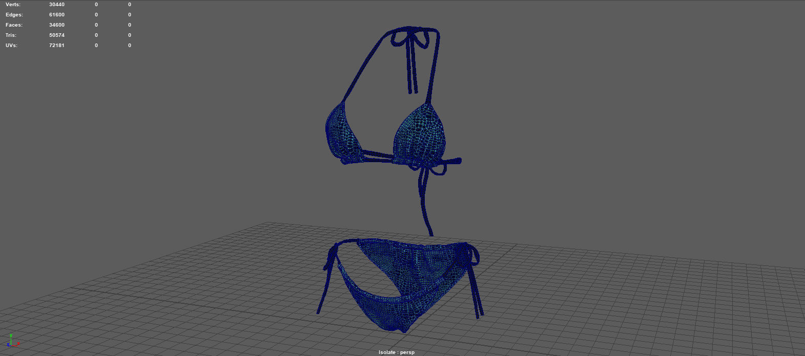 BIKINI WOMAN PACK 3D model_14