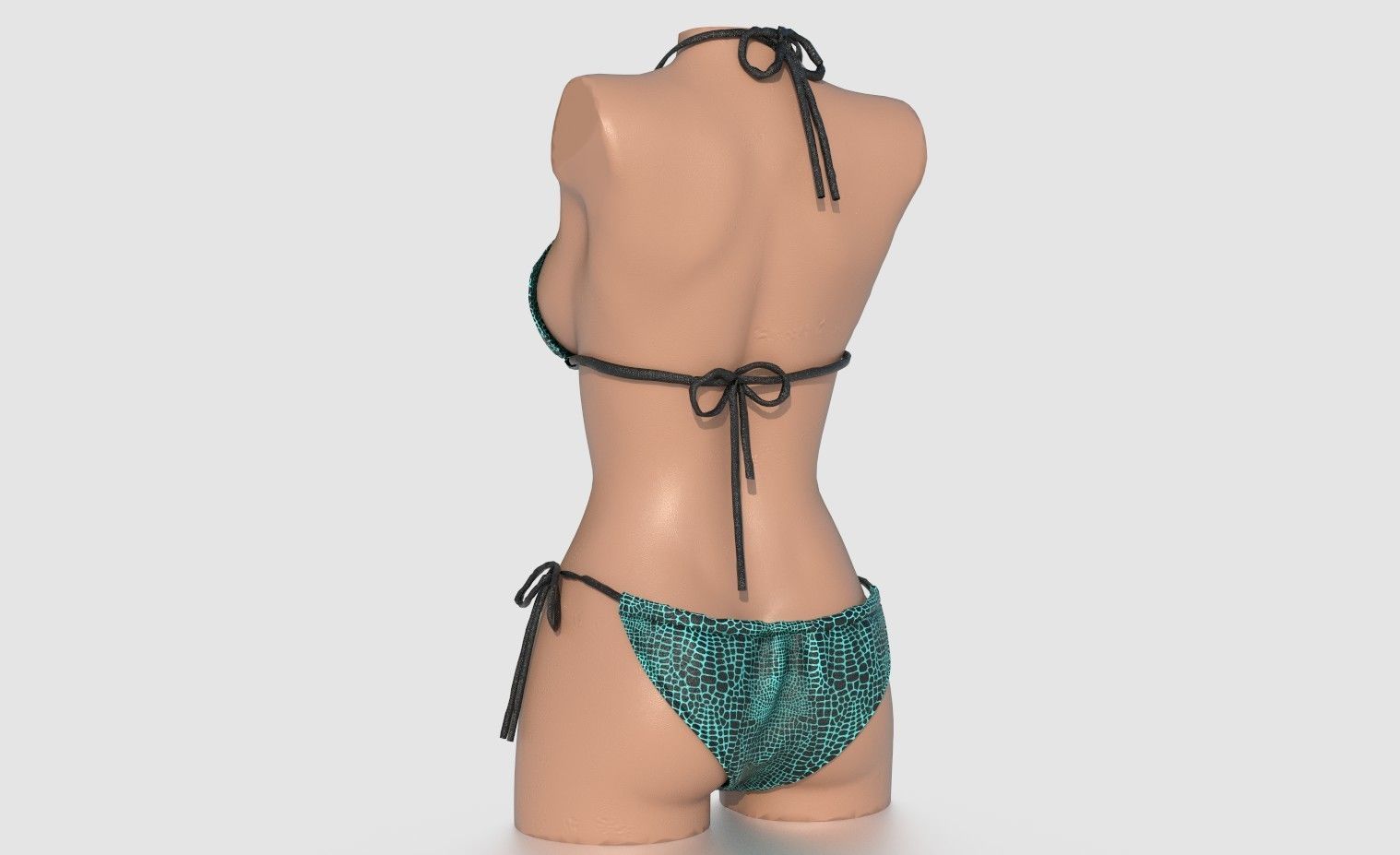 BIKINI WOMAN PACK 3D model_2