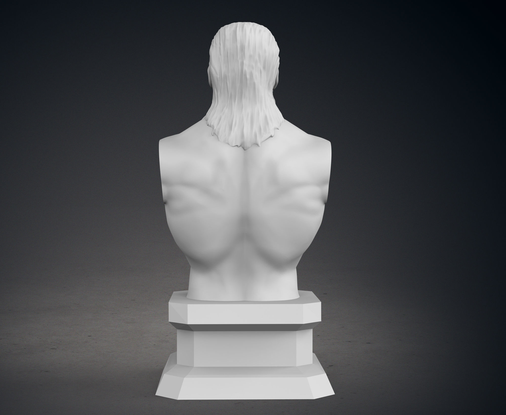 Classic WWE Pack Busts - The Rock - Triple H - Brock Lesnar 3D print model_26