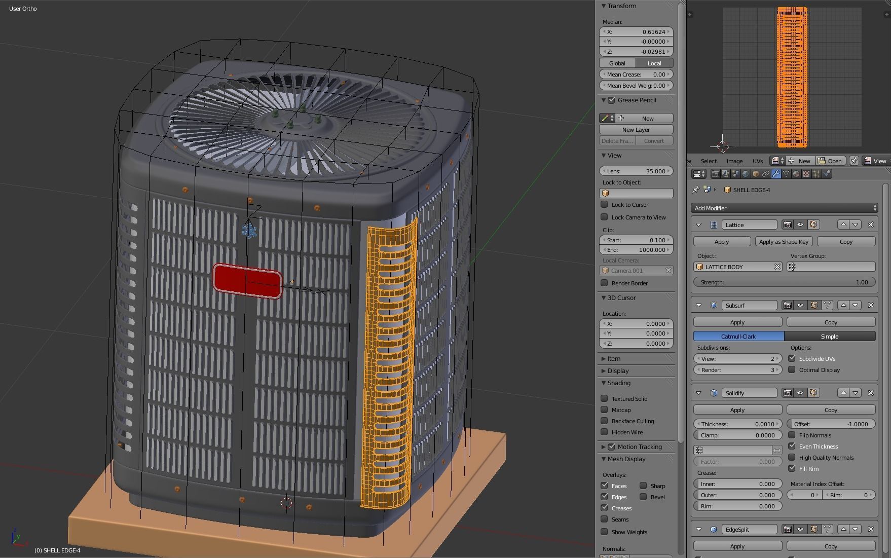 Heating and AC unit 3D model_15