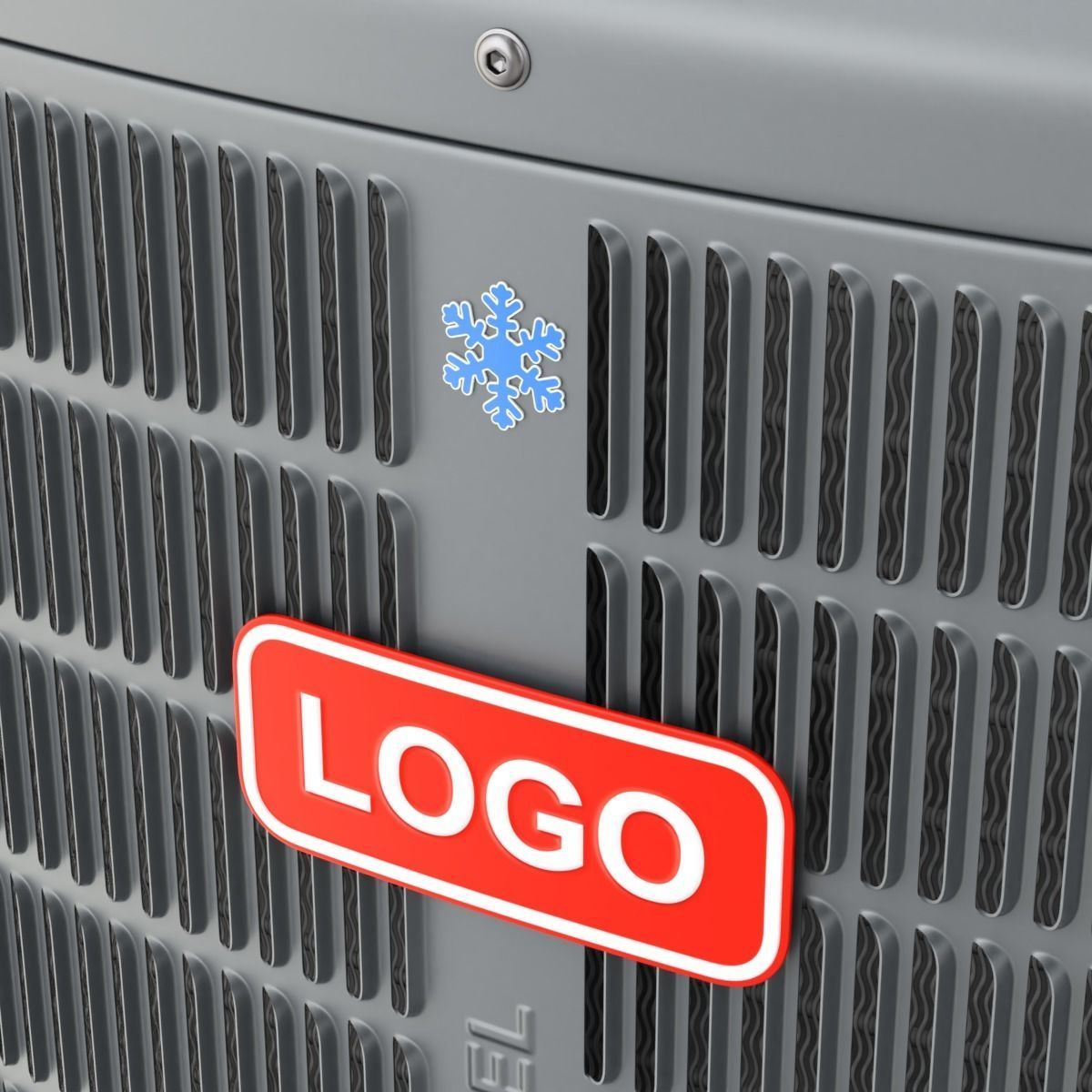 Heating and AC unit 3D model_2