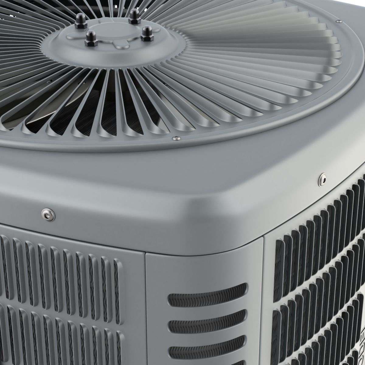 Heating and AC unit 3D model_3