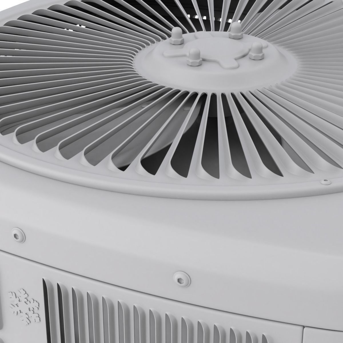 Heating and AC unit 3D model_12