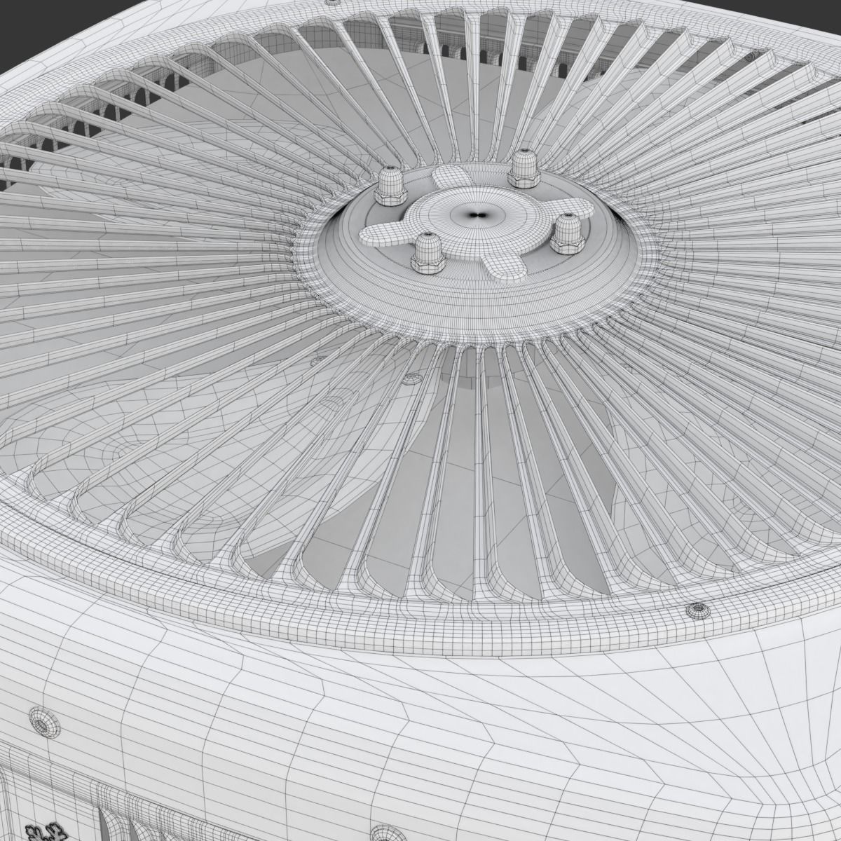 Heating and AC unit 3D model_25