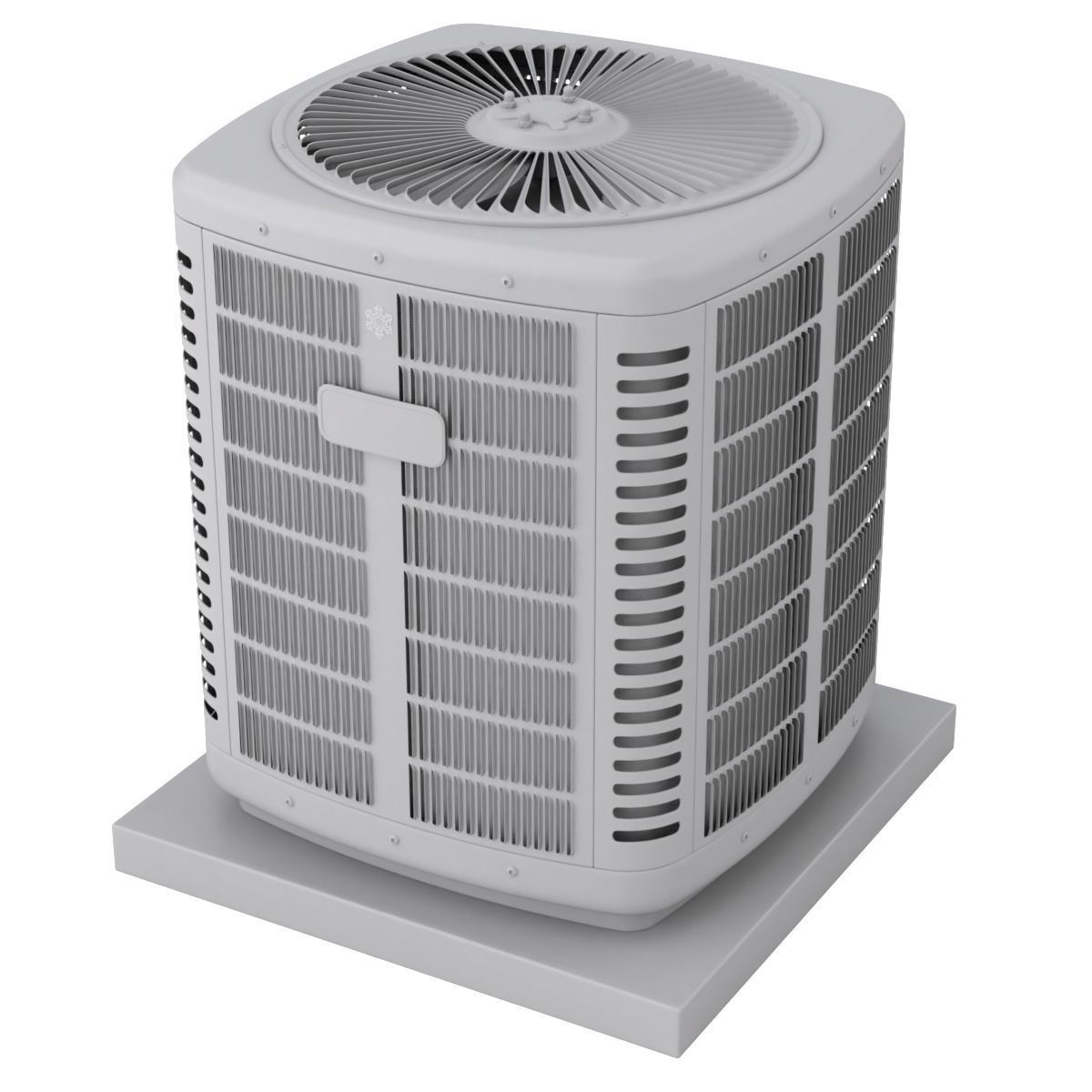Heating and AC unit 3D model_10
