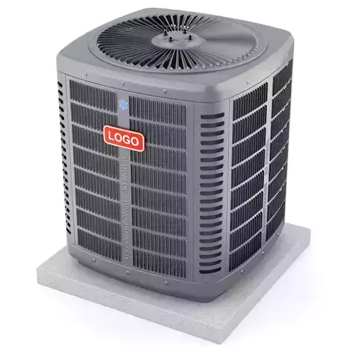 Heating and AC unit 3D model