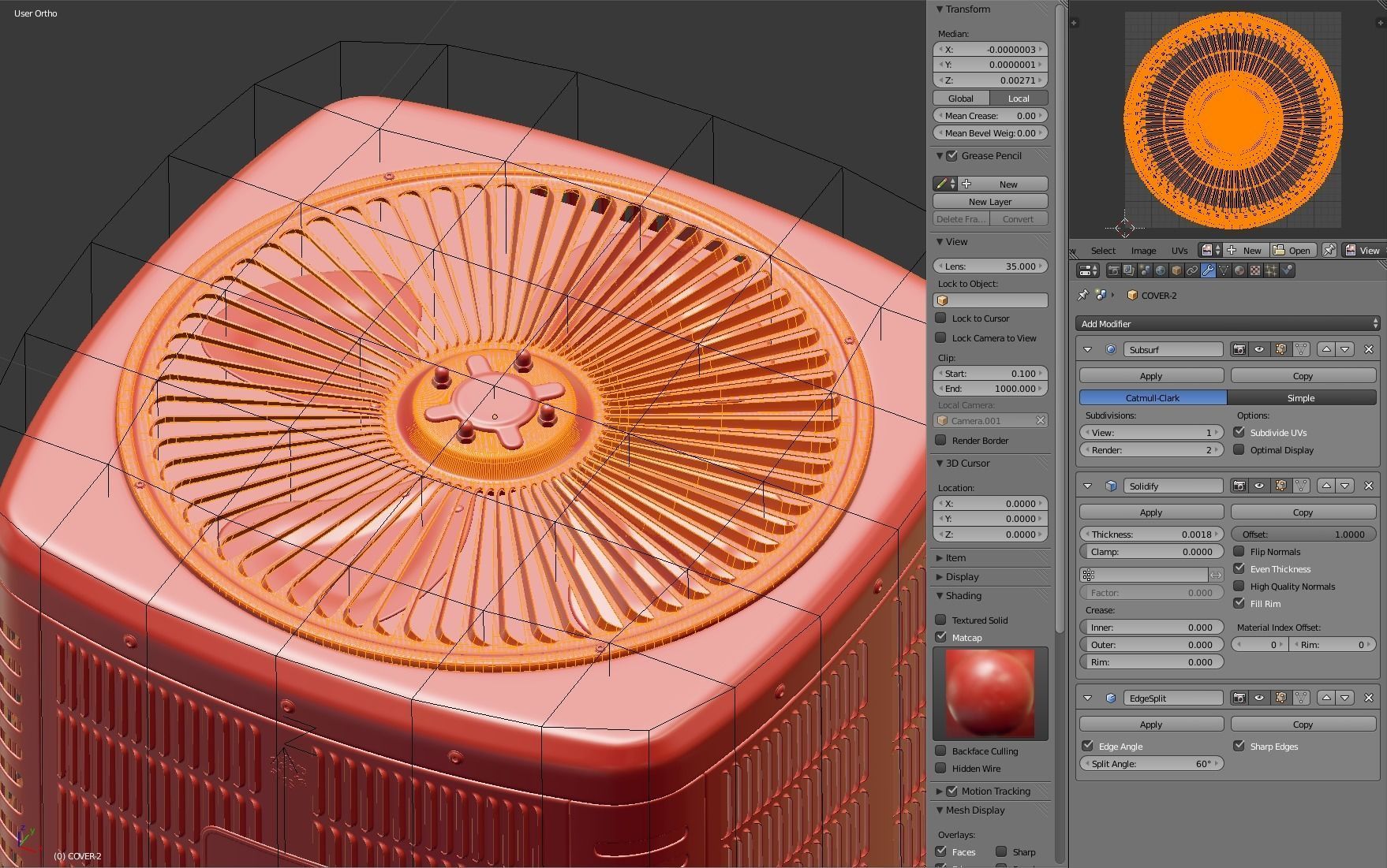 Heating and AC unit 3D model_16