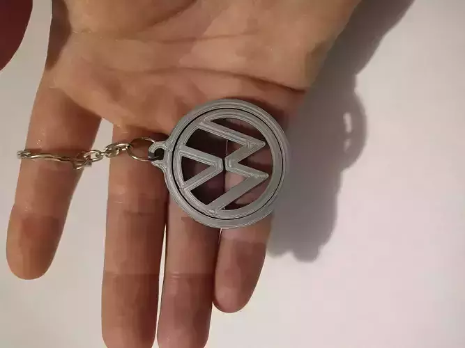 VW Spinning Keychain 3D print model