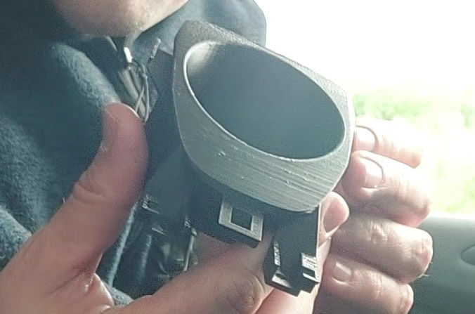 Centre Cupholder for Citroen C5 X7 2008-2017 3D print model_8