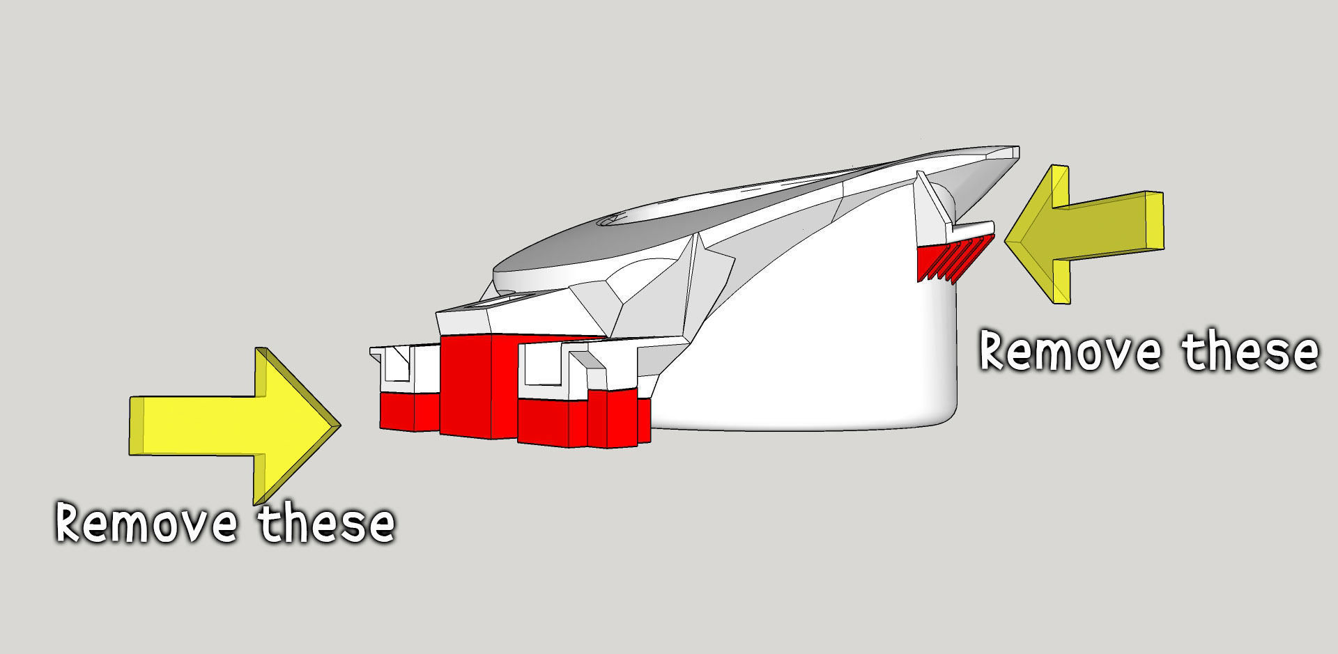 Centre Cupholder for Citroen C5 X7 2008-2017 3D print model_13