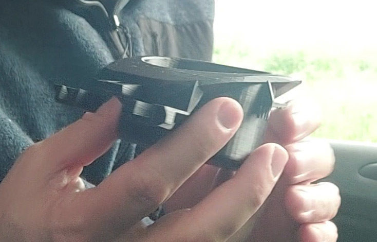 Centre Cupholder for Citroen C5 X7 2008-2017 3D print model_9