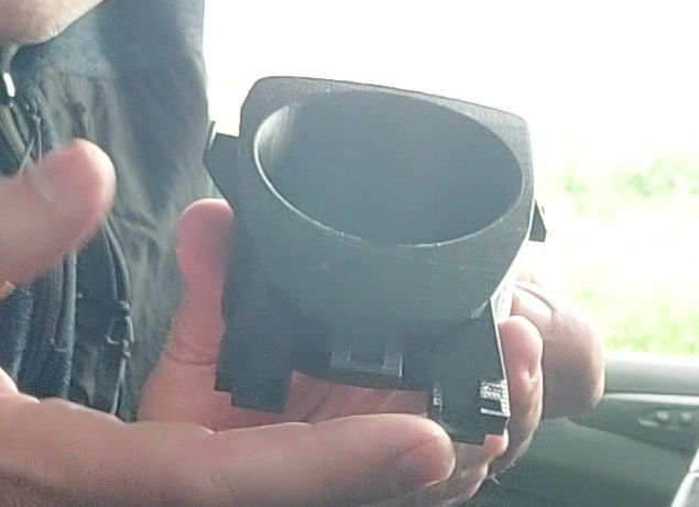 Centre Cupholder for Citroen C5 X7 2008-2017 3D print model_11