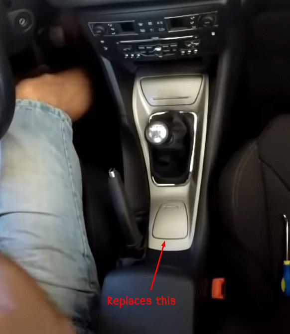 Centre Cupholder for Citroen C5 X7 2008-2017 3D print model_6