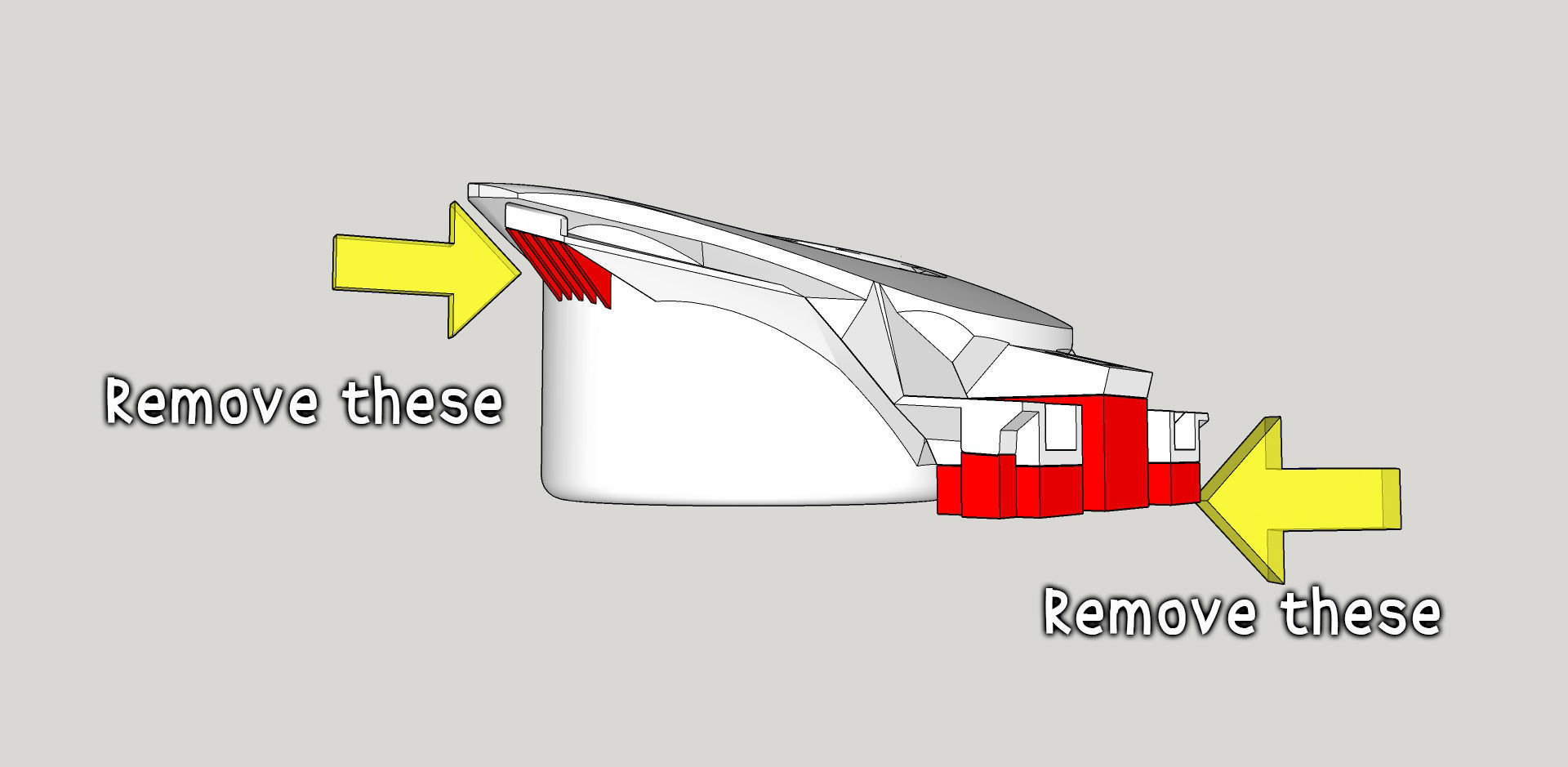 Centre Cupholder for Citroen C5 X7 2008-2017 3D print model_14