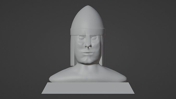 Soldier Bust 3D Print Free 3D print model
