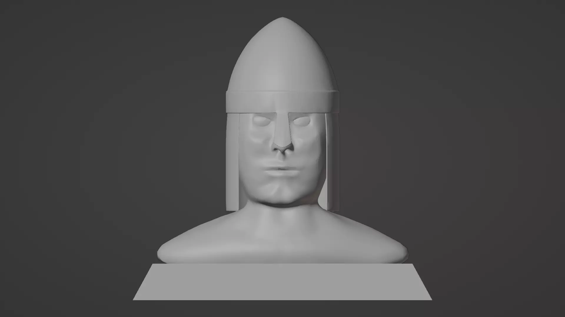 Soldier Bust 3D Print Free 3D print model