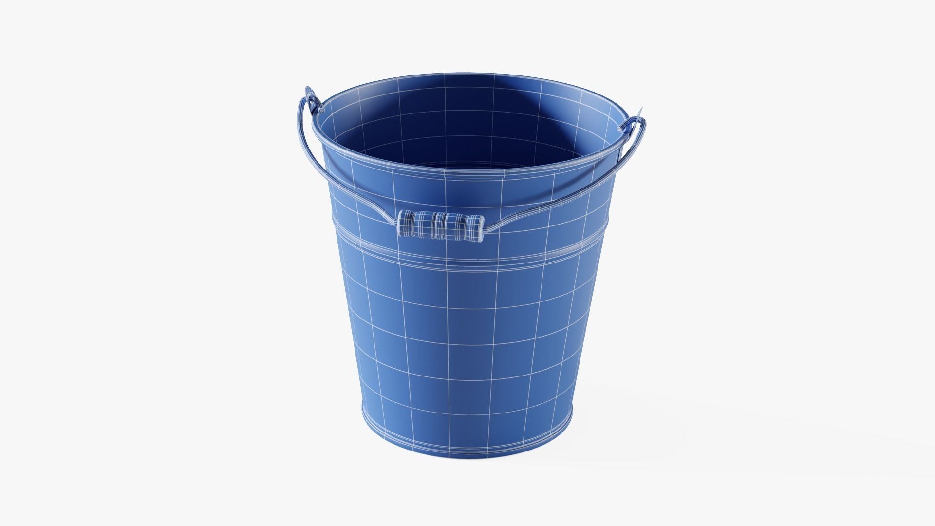 Bucket mockup Low-poly 3D model_21