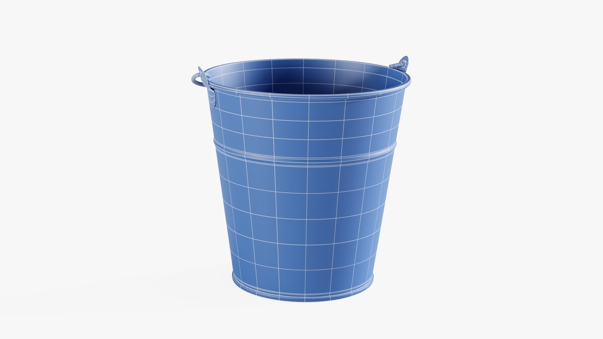 Bucket mockup Low-poly 3D model_16