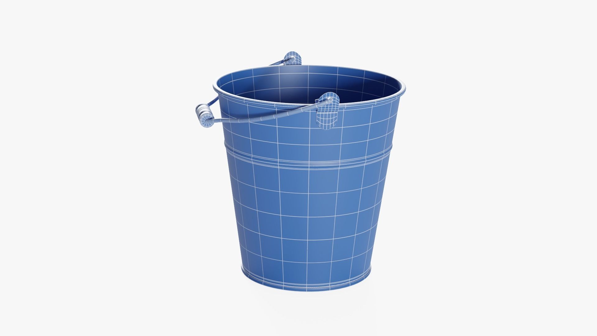Bucket mockup Low-poly 3D model_15