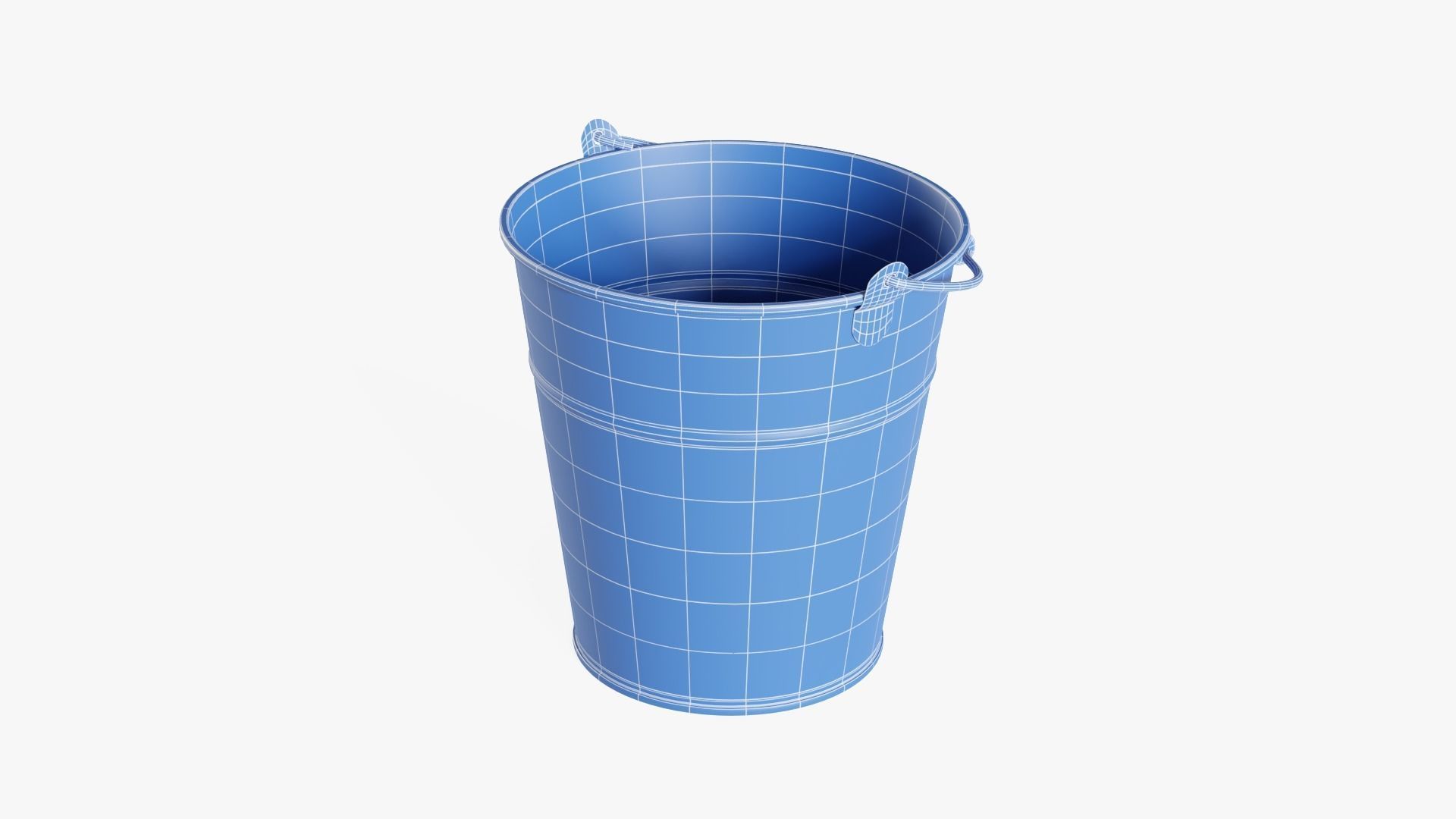 Bucket mockup Low-poly 3D model_19