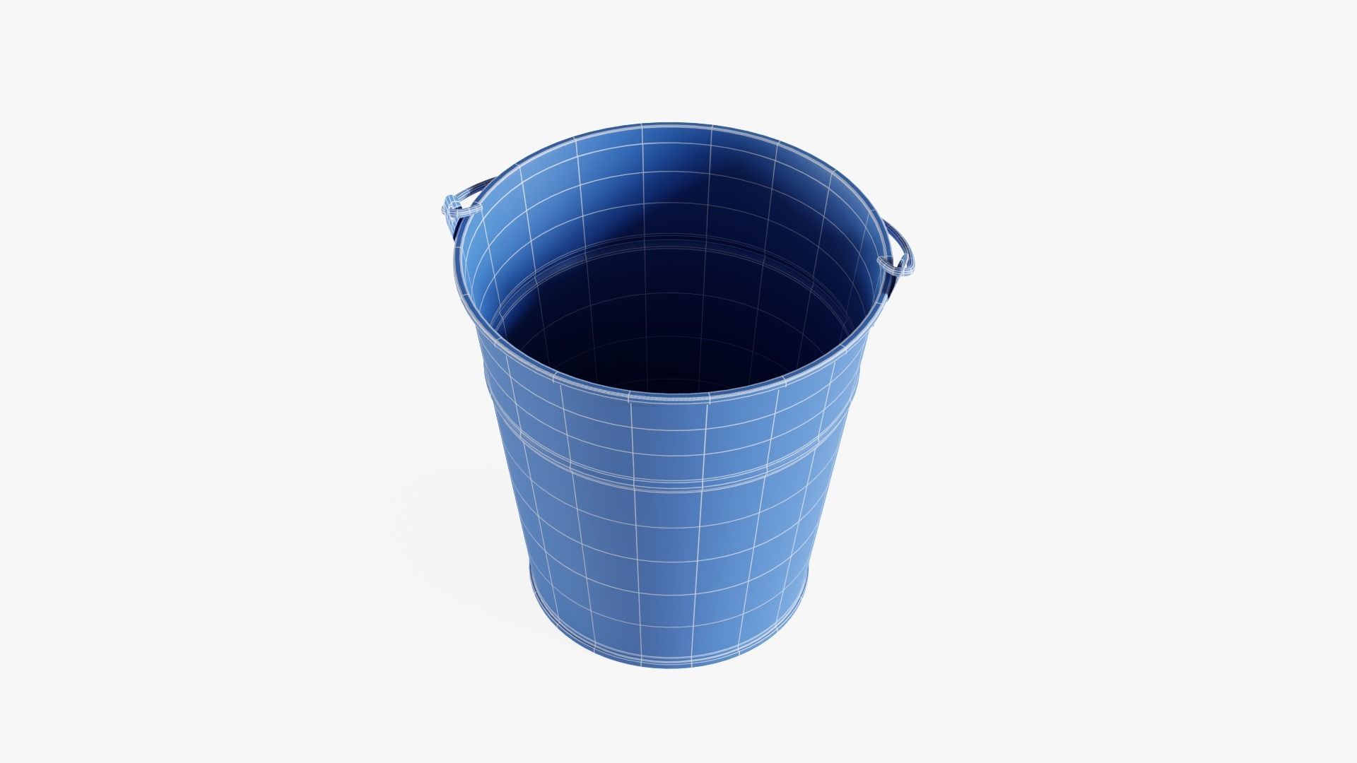 Bucket mockup Low-poly 3D model_20