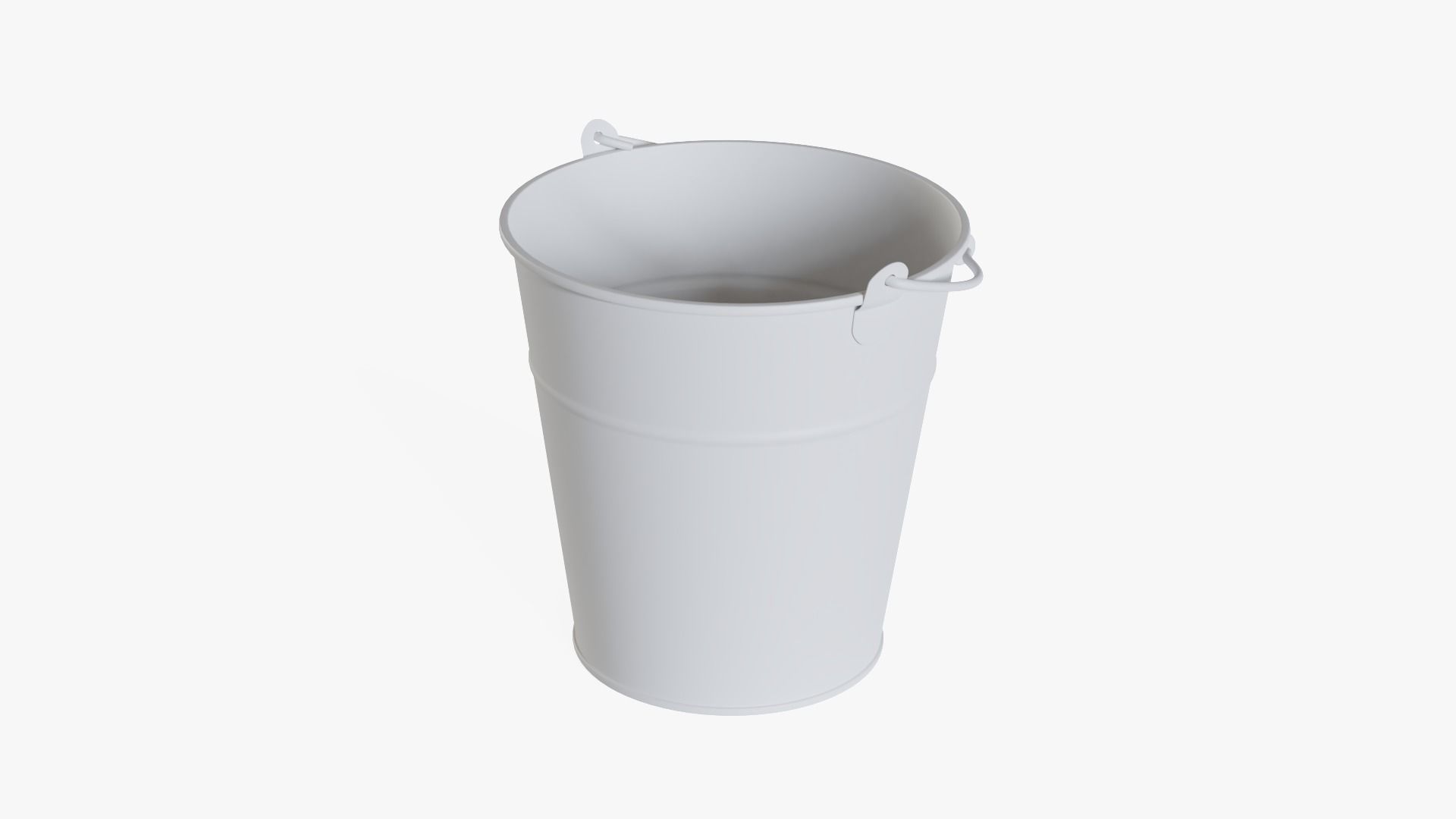 Bucket mockup Low-poly 3D model_9
