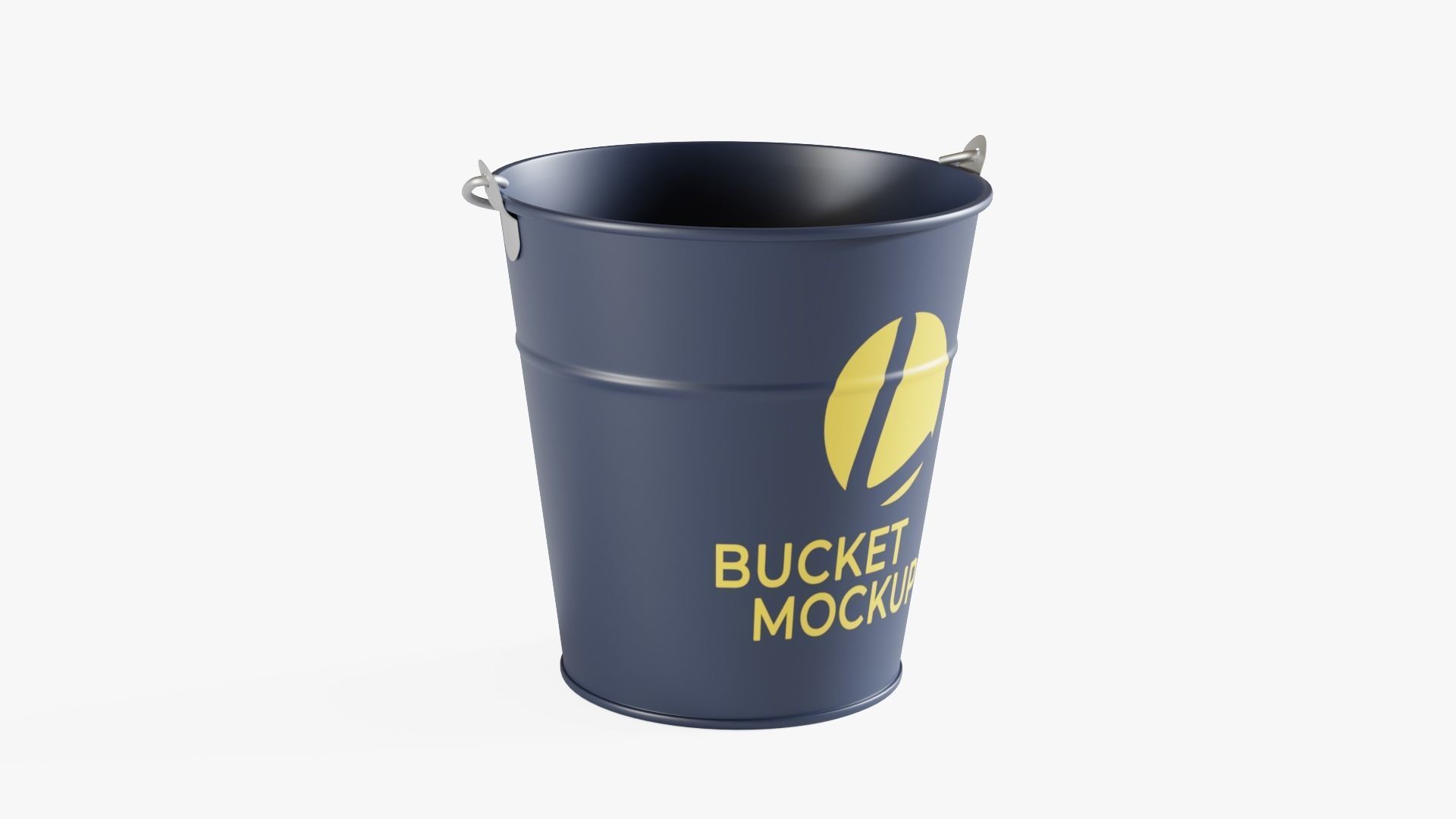 Bucket mockup Low-poly 3D model_3