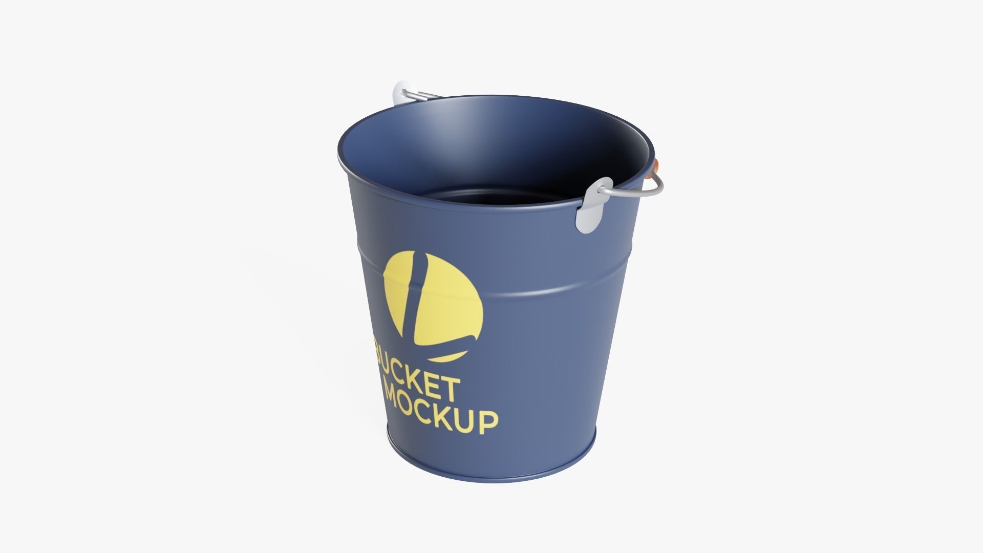 Bucket mockup Low-poly 3D model_11