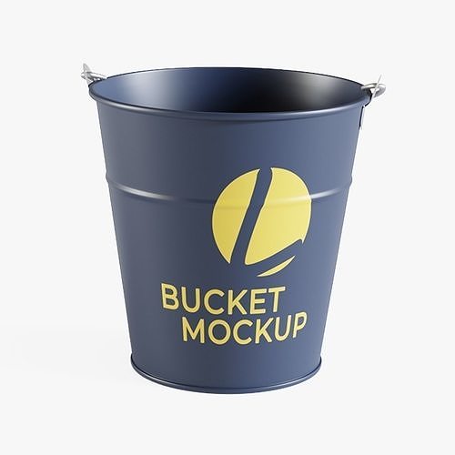 3D model Bucket mockup VR / AR / low-poly | CGTrader