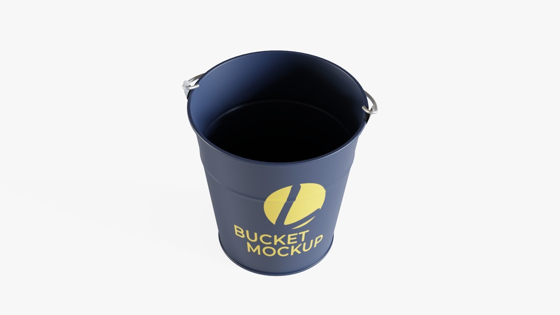 Bucket mockup Low-poly 3D model_5