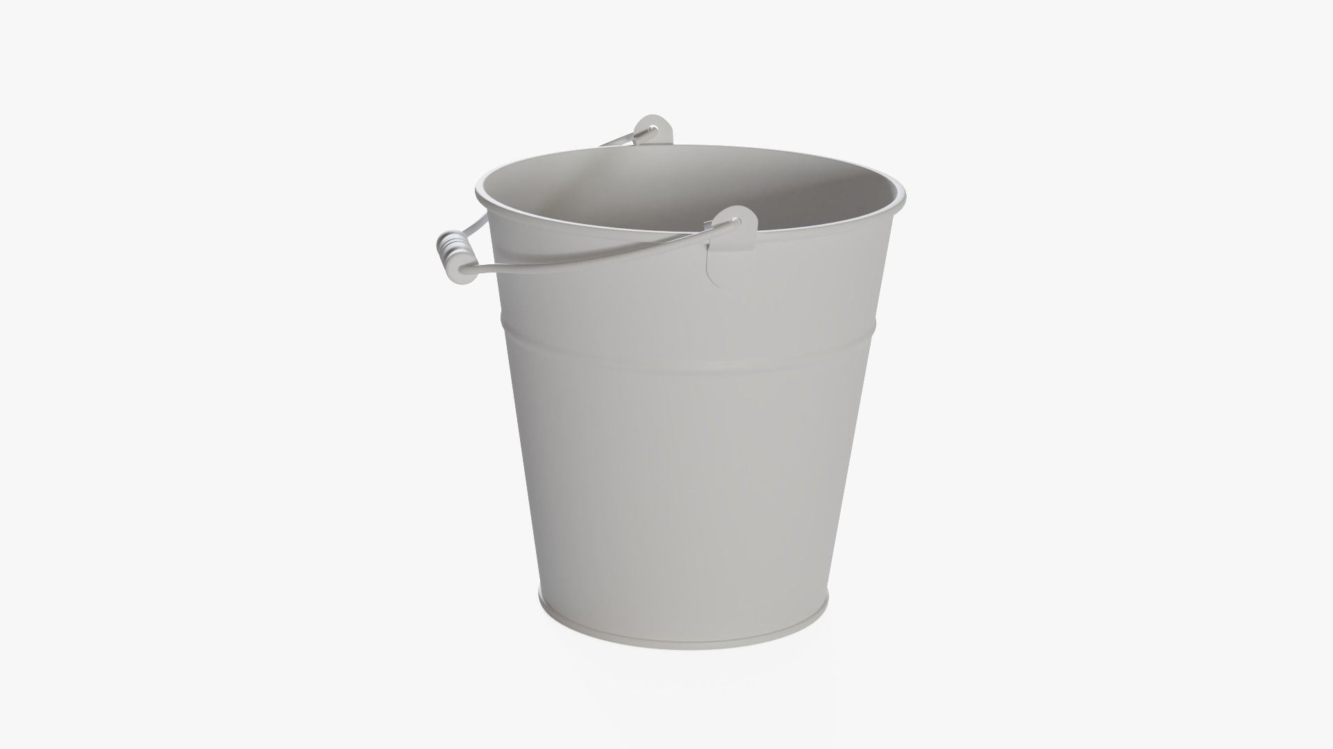Bucket mockup Low-poly 3D model_10