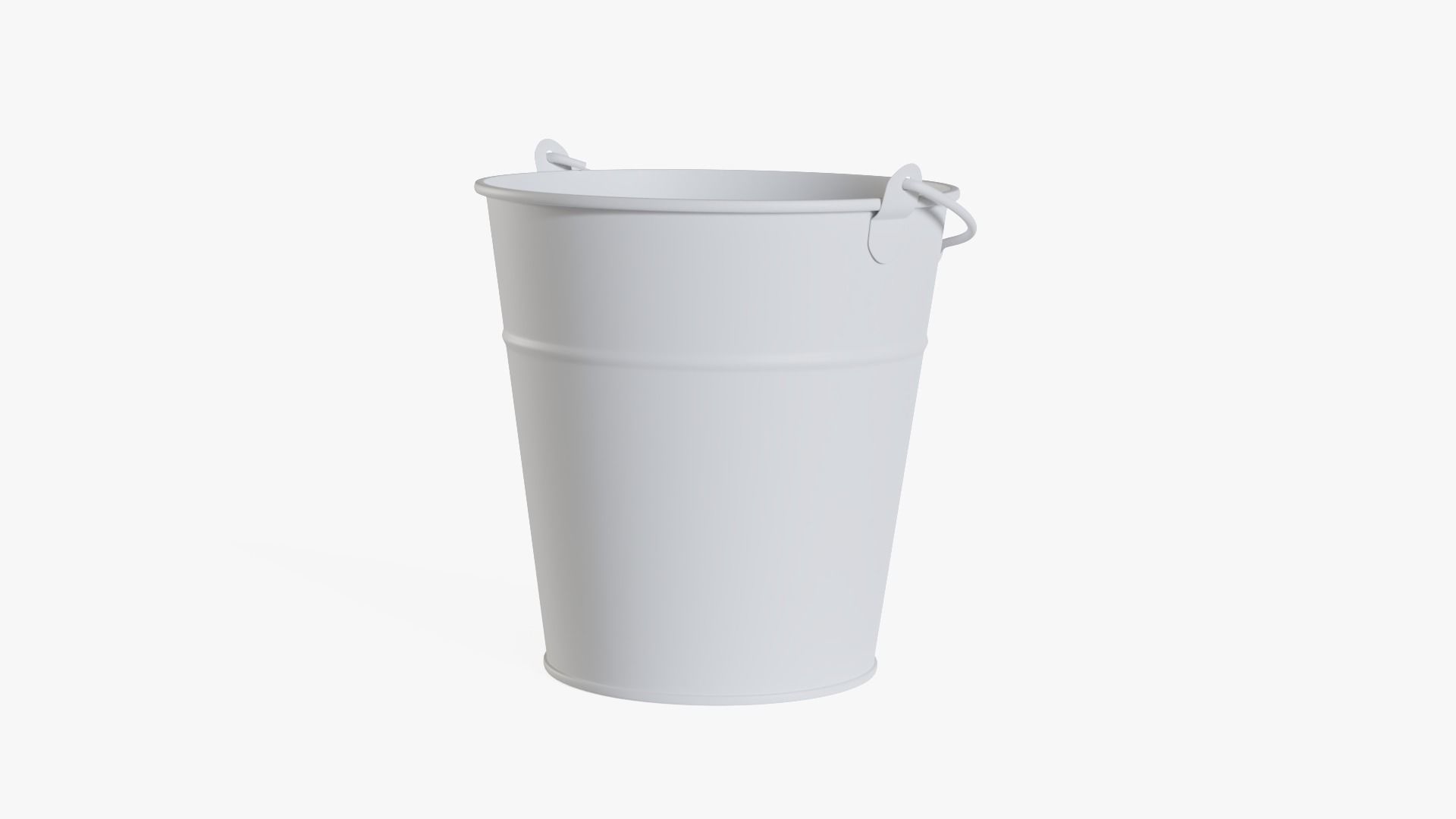 Bucket mockup Low-poly 3D model_13
