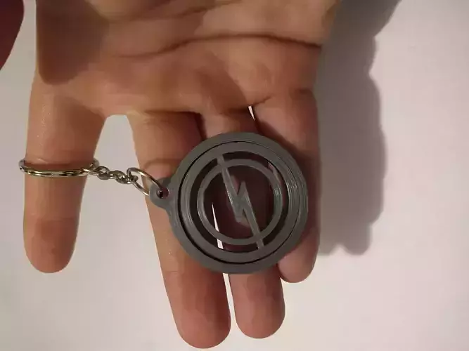 Opel Spinning Keychain