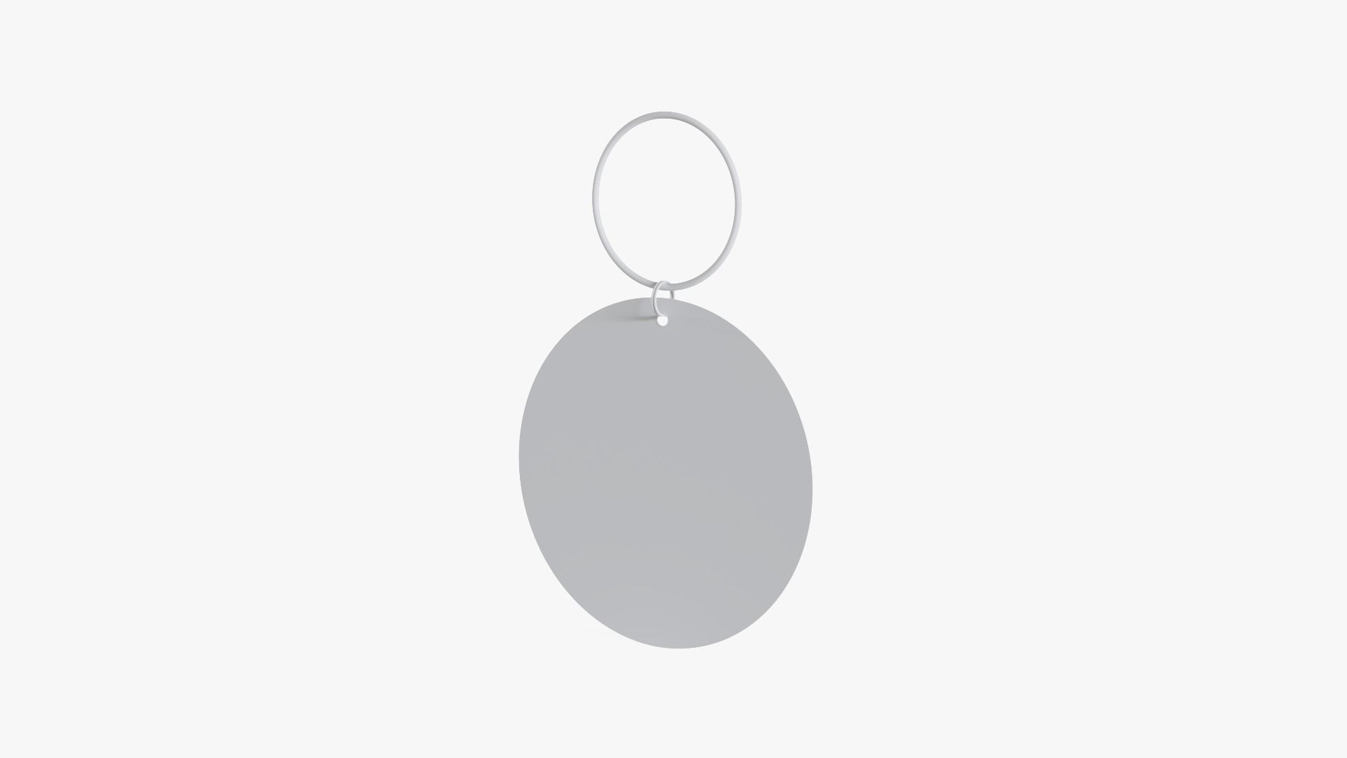 Key Tag Low-poly 3D model_12