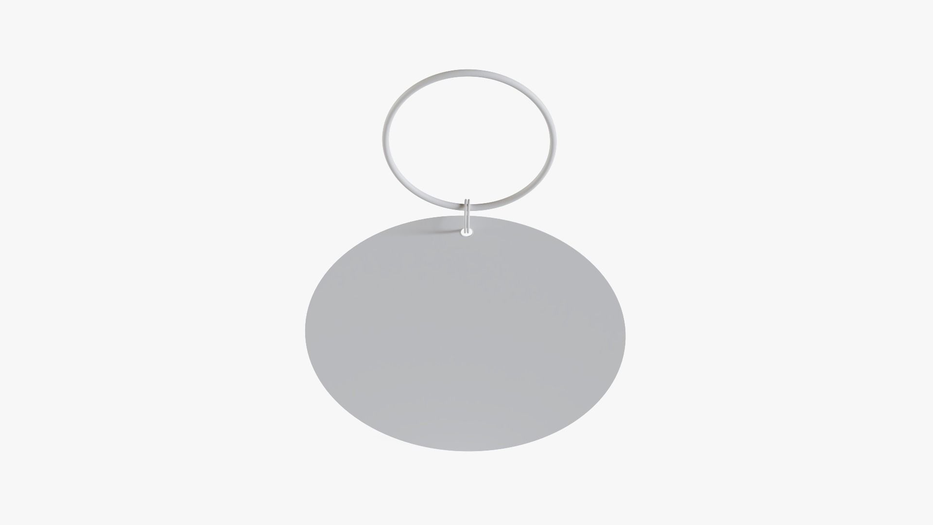 Key Tag Low-poly 3D model_14