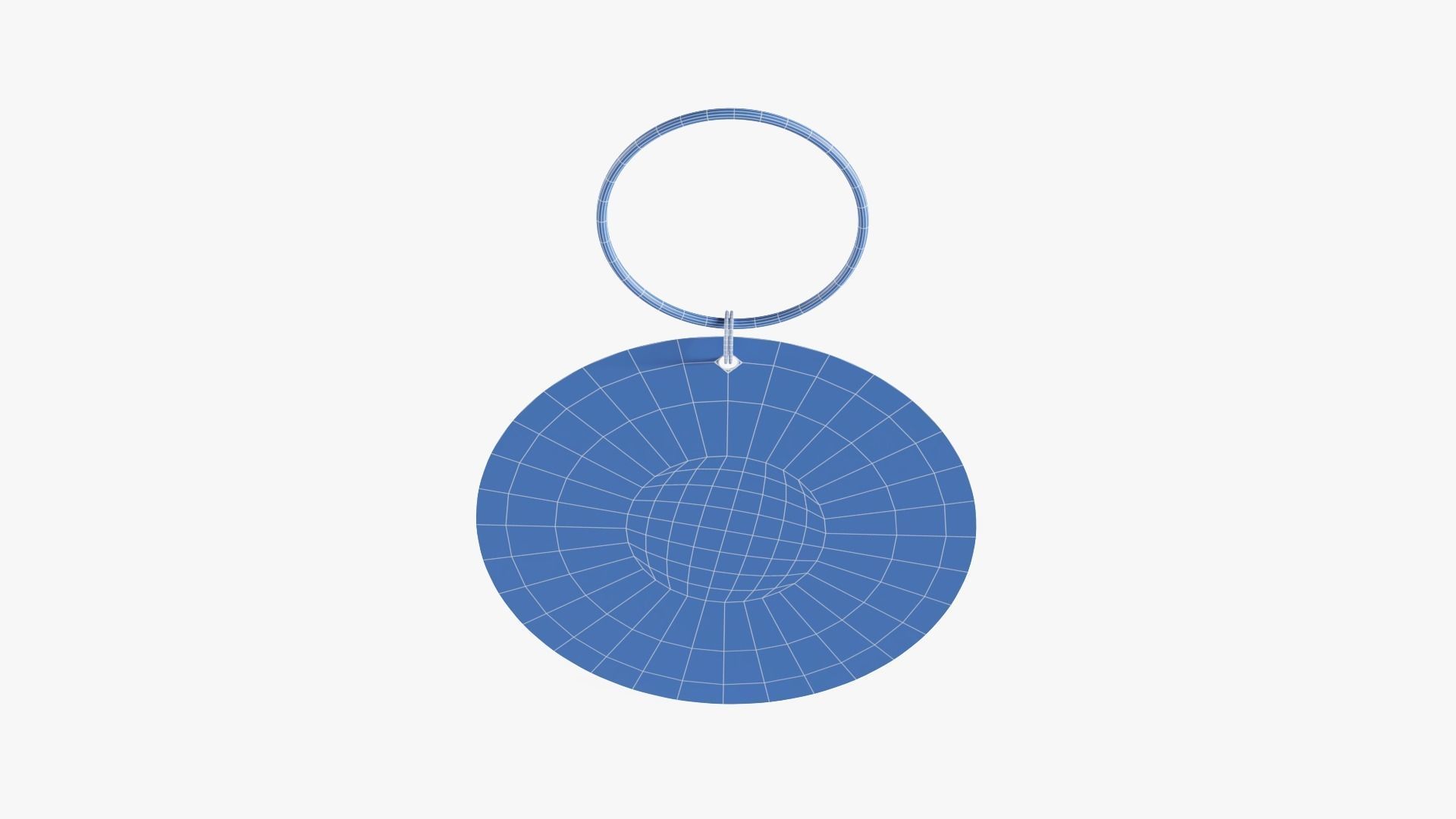 Key Tag Low-poly 3D model_21