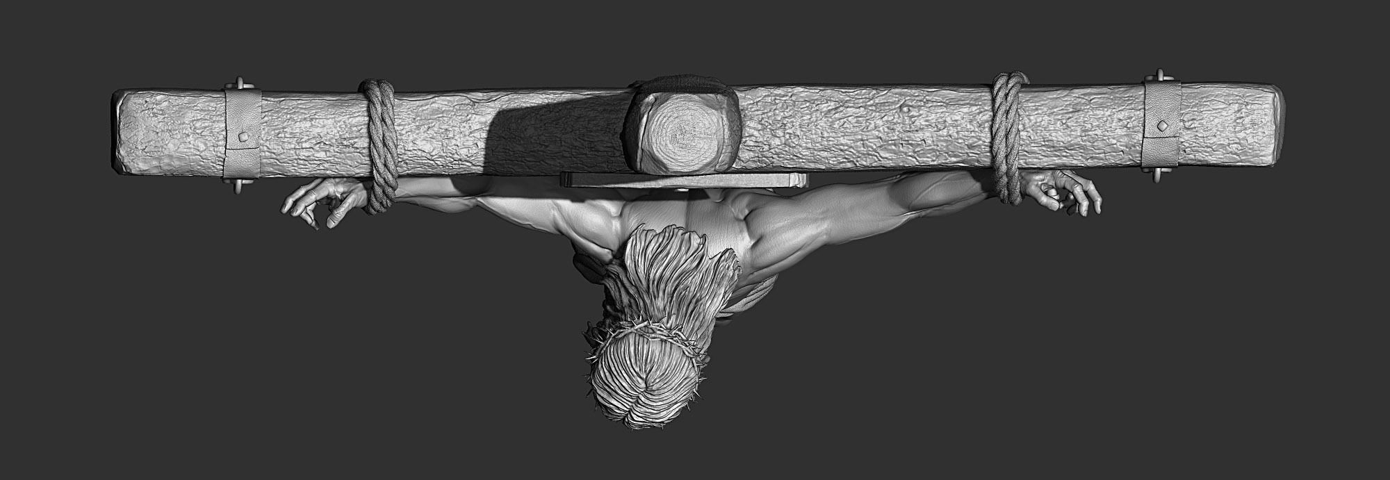 Jesus Crucifixion  3D print model_16